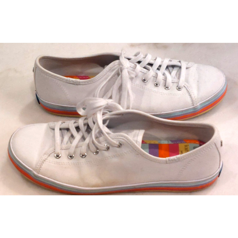Keds Kate Spade Women's Shoes‎ Size 8 White Loafers Casual Sneakers - Picture 4 of 9